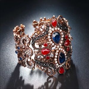 💗🌿🍂Turkish WideFlexible Resin Crystal Bangle 🍂🌿